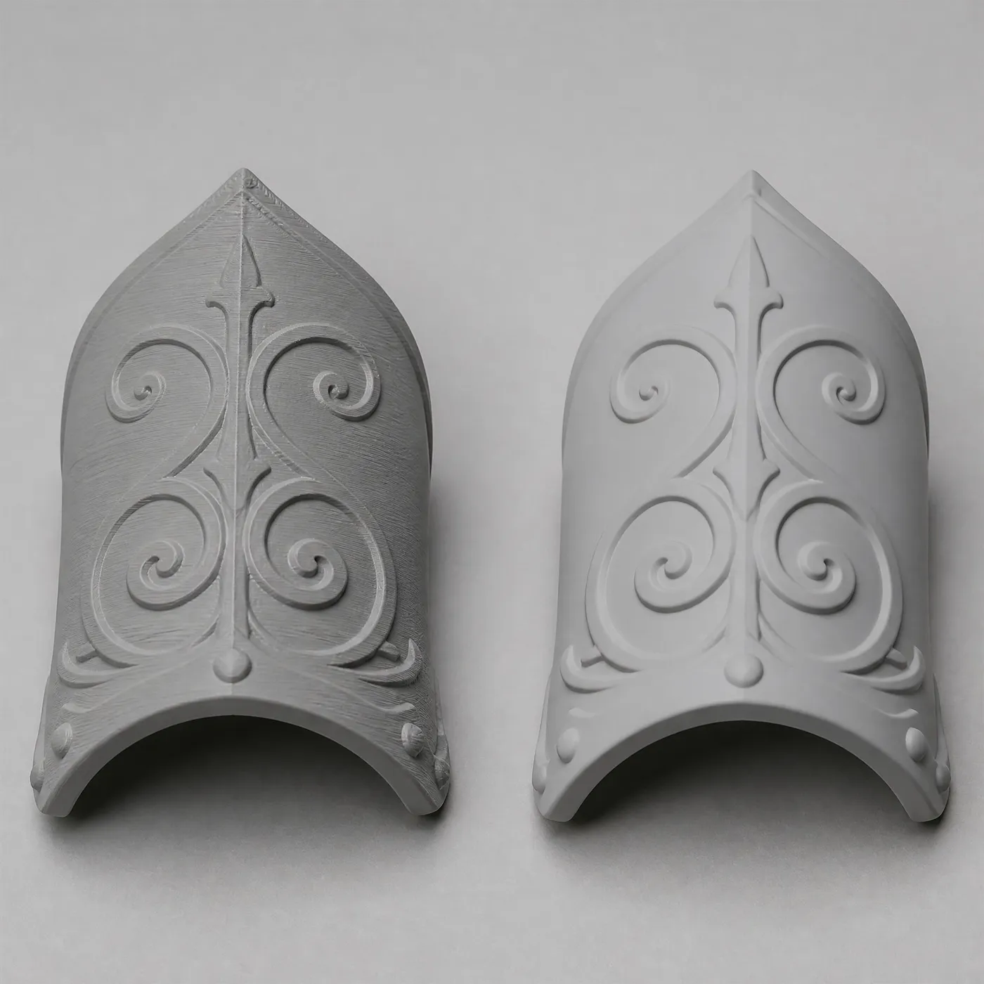 Print Texture vs. Sanded Finish - 3D printed part
