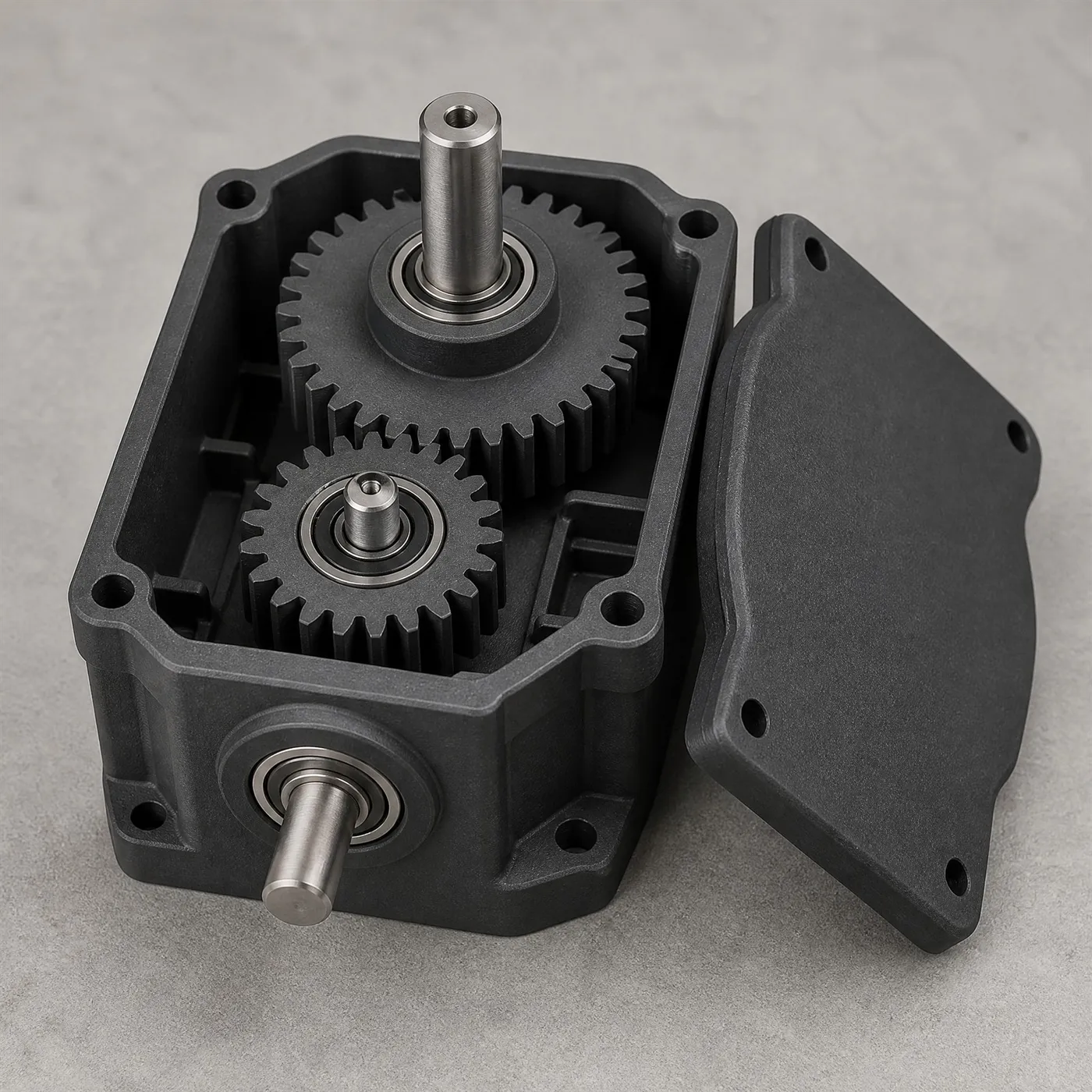Nylon Gearbox (Functional Part) - 3D printed part