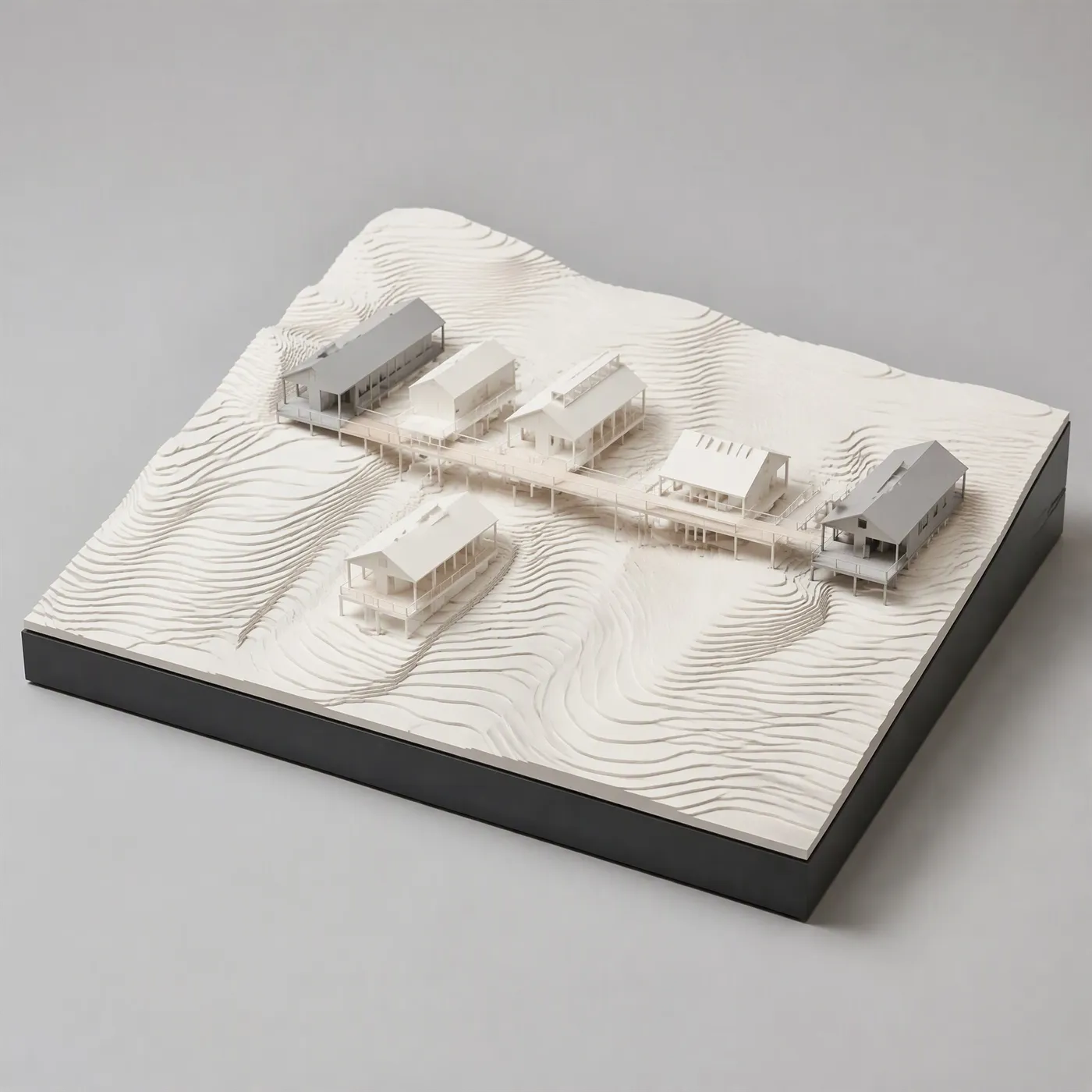 Architectural Terrain Model - 3D printed part